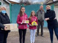 Ірина Геращенко та Марія Іонова на Донбасі передали допомогу родинам загиблих від обстрілів російських окупантів