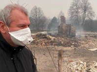 Микола Величкович та Михайло Бондар передали гуманітарну допомогу рятувальника і мешканцям Житомирщини, які постраждали від пожеж