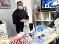 Партійці “Європейської Солідарності” закупили набори першої допомоги для сімейних лікарів Запоріжжя