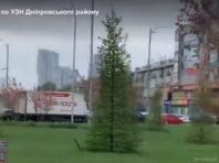 На Дарницькій площі у Києві зацвіли скакури, а граби підстригли у формі пірамід [Вiдео]