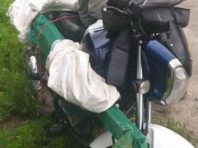 Під Києвом спіймали п’яного мотоцикліста з арматурою