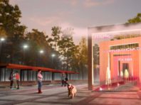 У Києві з’явився новий фонтан із сенсорними кнопками