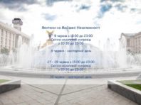 Киянам нагадали про роботу фонтанів на День молоді [Фото]