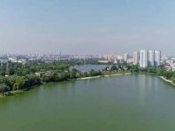 Вперше у Києві мешканці встановлять саморобні очисні споруди на озері [Фото]