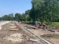За місяць у парку «Муромець» завершать масштабні будівельні роботи  [Фото]