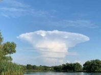 Кияни постять у соціальних мережах хмару дивовижної форми [Фото]