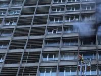 У центрі столиці горить будівля “Київпроекту”