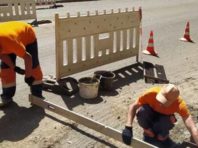На Кловському узвозі відновлюють асфальт