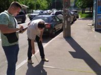 У Києві вимірюють всі зупинки громадського транспорту