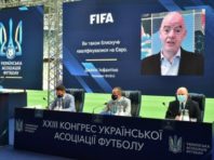Президент ФІФА заявив про підтримку проекту УАФ з будівництва бази для національних команд