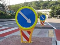 На Печерську облаштували «острівець безпеки» для пішоходів