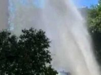 Фонтан води на Березняках приборкали, готуються замінити трубопровід