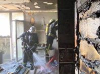 10-річна киянка намагалась самостійно загасити пожежу [Фото]
