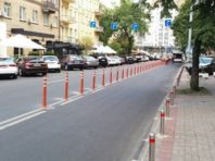 169 стовпчиків встановили у центрі Києва [Фото]