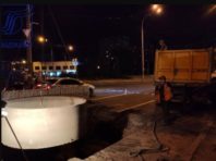 На Виноградарі сталася аварія каналізаційного колектора