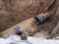 На Солом’янці обмежили рух через аварію на водопроводі