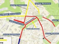 У столиці перекрили рух транспорту у зв’язку зі святкуванням Дня Незалежності