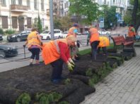 У самому центрі столиці оновили сквер