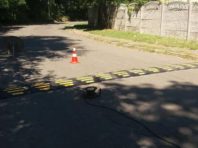 Біля школи у Голосієві встановили лежачі поліцейські [Фото]