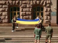 Біля київської мерії «пластуни» відкрили свій рік [Фото]