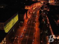 Будівля Київради змінить колір на кілька годин