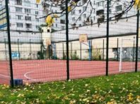 У сквері з’явився майданчик для баскетболу та футболу