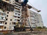 Зруйнований будинок на Позняках: у місті розповіли про етапи відновлення [Фото]