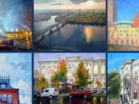 Київська молодь малює свої улюблені будинки [Фото]