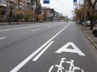 Київ став ініціатором руху велосипедистів смугами громадського транспорту