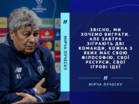 Для “Динамо” важлива перемога у грі з “Барселоною” — Луческу