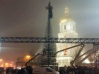 Як у столиці готуються до святкування Нового року: відео з висоти пташиного польоту