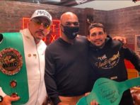 Кривдник Ломаченка найкращий: легендарний Тайсон провів зустріч з Лопесом