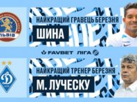 УПЛ оголосила імена найкращого футболіста та тренера турніру в березні