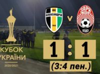 Серія пенальті вивела “Зорю” до фіналу Кубку України