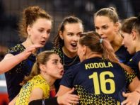 Волейбол: жіноча збірна України достроково вийшла у плей-офф чемпіонату Європи