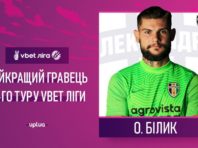 Голкіпер “Олександрії” отримав звання найкращого футболіста туру УПЛ