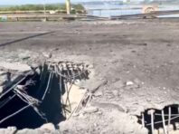 Окупанти намагаються відновити Антонівський міст: що відомо