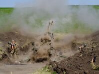 Біля Чорнобаївки ЗСУ знищили російський склад боєприпасів
