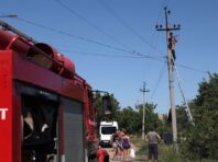 В Енергодарі вже відновлюють електропостачання