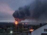 У російському Курську чутно вибухи в районі аеропорту