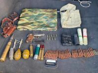 Чоловік намагався вивезти із Харківської області арсенал трофейної зброї
