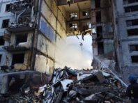 З’явилися фото і відео наслідків сьогоднішньої ракетної атаки по Запоріжжю