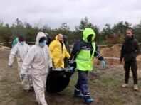 На звільнених територіях Донецької області ексгумували понад 120 тіл