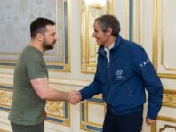 Зеленський обговорив з гендиректором МАГАТЕ спробу Росії привласнити Запорізьку АЕС