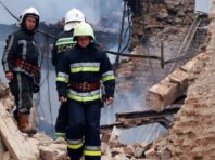 Рятувальники ліквідували пожежу у Білій Цервкі після удару дронами-камікадзе