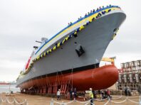 У Туреччині спустили на воду новий український корвет “Гетьман Іван Мазепа”