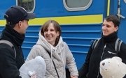 Олена Єльміна з дітьми