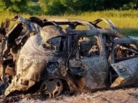 Росіяни дроном атакували авто поліцейських у Сумській області: є поранений (фото)