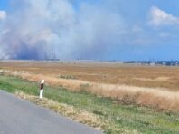 На мисі Чауда у Криму шириться пожежа: нові супутникові знімки