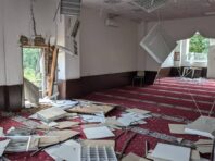 Нічний обстріл Києва. Руйнувань зазнала будівля Ісламського культурного центру